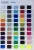 Import heat transfer printing flock material color swatch from China