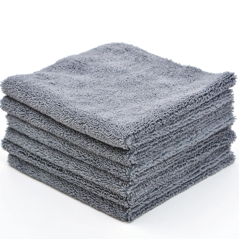 Heavyduty bulk plush terry cleaning cloth Microfiber Towel Edgeless