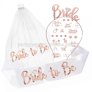 Hen Kit Bachelorette Party Supplies Bride To Be Bridal Shower Set Bachelorette Party Kit Bridal Shower Decorations Set