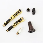 high grade ebony clarinet/clarinet bb/gold key clarinet