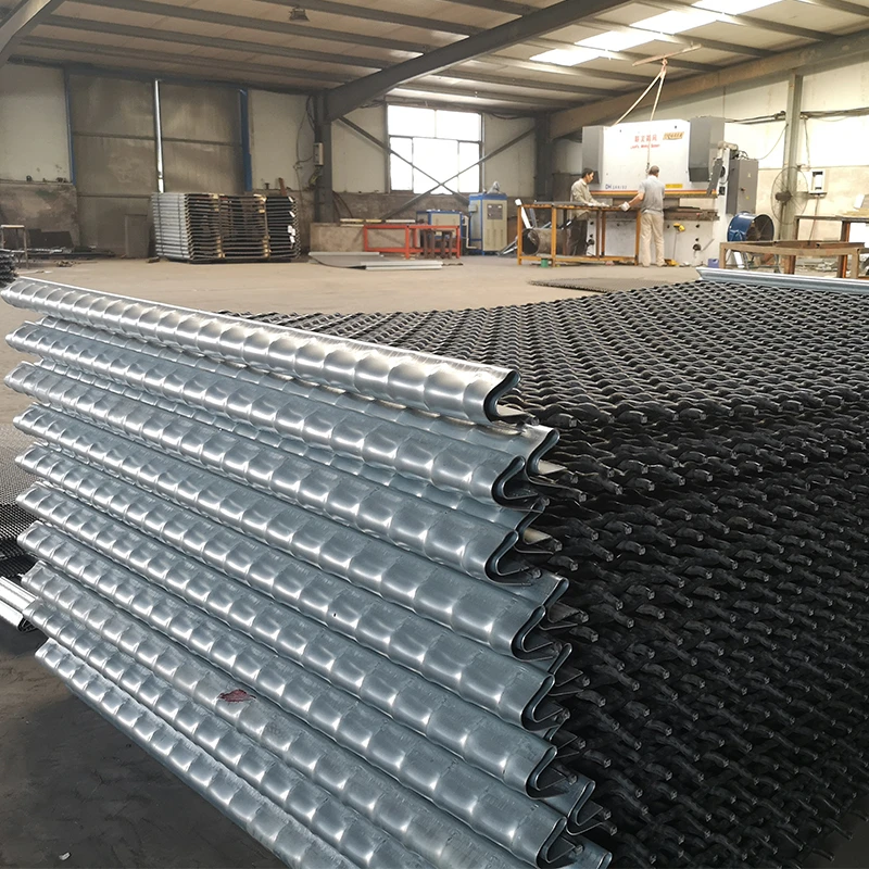 High manganese 65mn steel crimped wire screen mesh with reinforcing edges