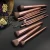 Import high quality 12 pcs wood handle vegan makeup brush beauty cosmetics with soft synthetic hair from China