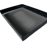 High quality BBQ Accessories  black color reusable non-stick BBQ grill basket