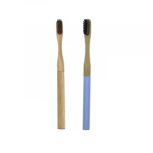 High quality biodegradable replaceable head bamboo toothbrush