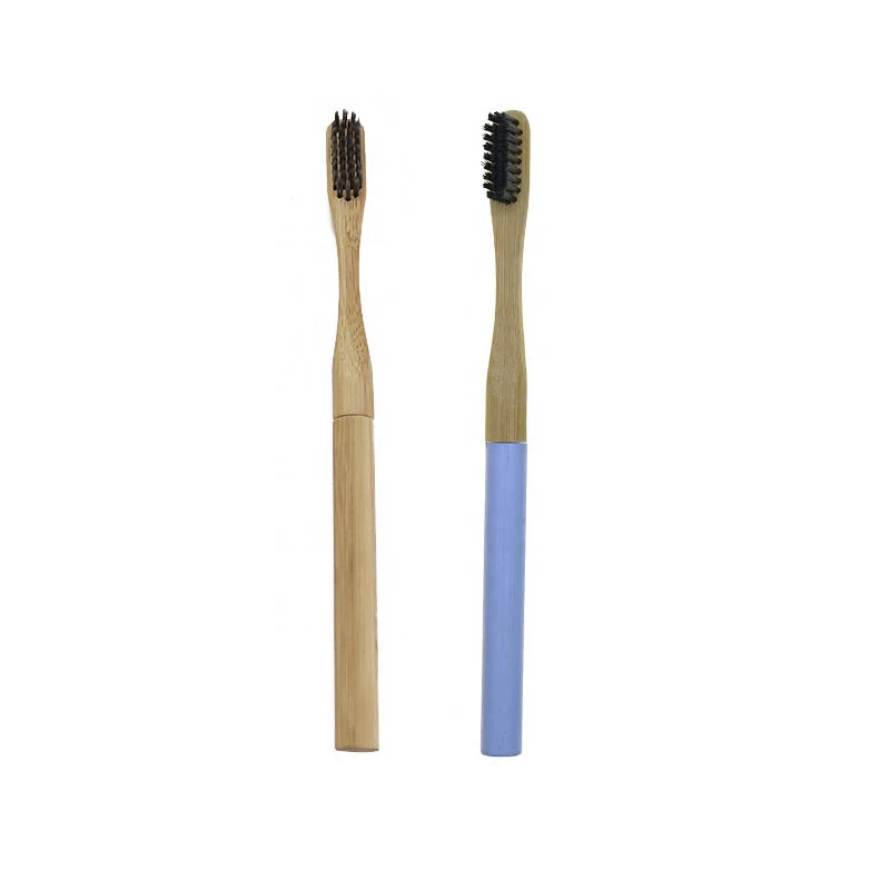 High quality biodegradable replaceable head bamboo toothbrush