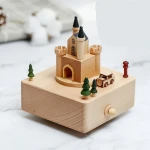 High quality Creative music box wooden music box Carousel music box Childrens Day Valentines Day gift birthday gift