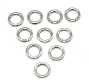 High quality custom stainless fishing solid steel rings