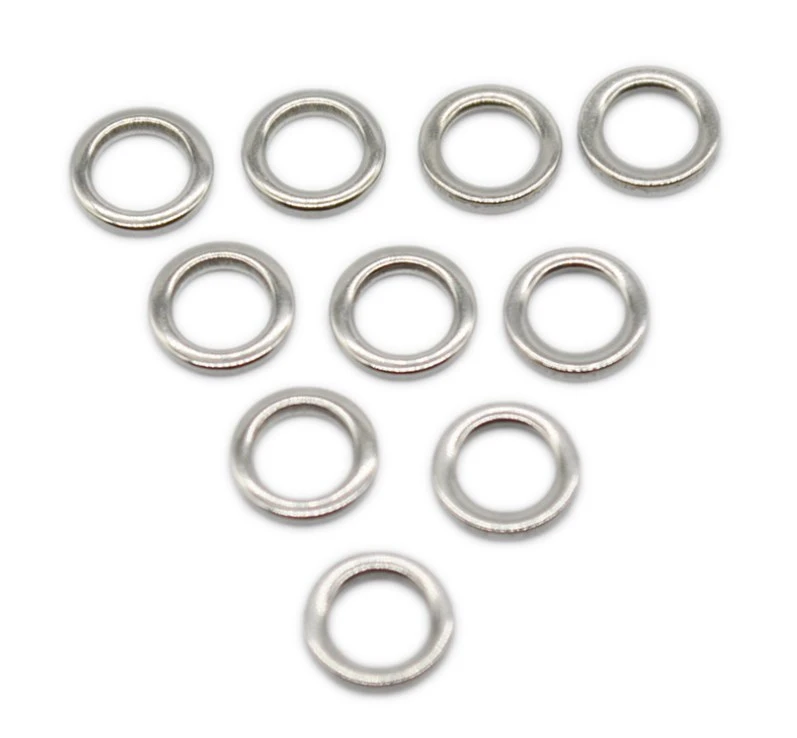 High quality custom stainless fishing solid steel rings