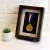 High quality custom White square wooden shadow box photo frame 3D deep clay medal display case picture frame