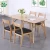  High Quality  Dining Room Furniture Modern Luxury Dinner Room Table Wood Set  6 Chairs For Dinner