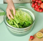High quality hand operated kitchen vegetable Salad dryer chopper pull salad spinner