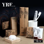 High Quality Hotel Soap And Shampoo, Eco Friendly 5 Star Hotel Amenities Set