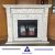 high quality indoor hand carved Marble electric imitation fireplace
