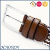 High Quality New Arrived Two Tone Braided Knitted Belt