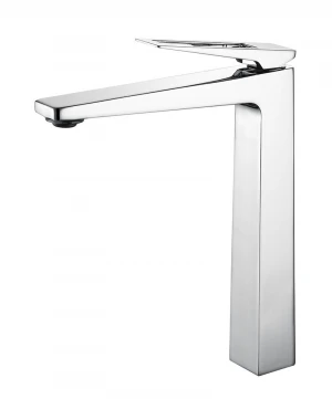 High Quality Polished Chrome Basin High Faucet Heightened Basin Sink Faucet Mixer Tap