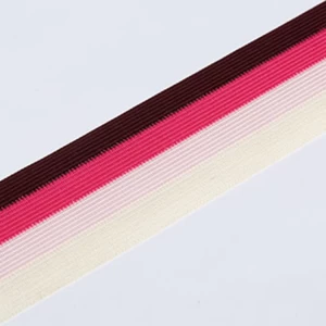 high quality polypropylene knitted crochet elastic woven fabric straps webbing