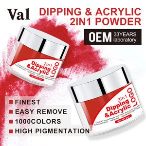 High Quality Private Label Healthy Acrylic Chrome Dip Gel Glue Nail Powder and Liquid for Polish Dipping Manicure