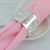 Import high quality rhinestone napkin ring for wedding decoration from China