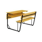 High school MDF board chair and desk wooden childrens desks school furniture Germany