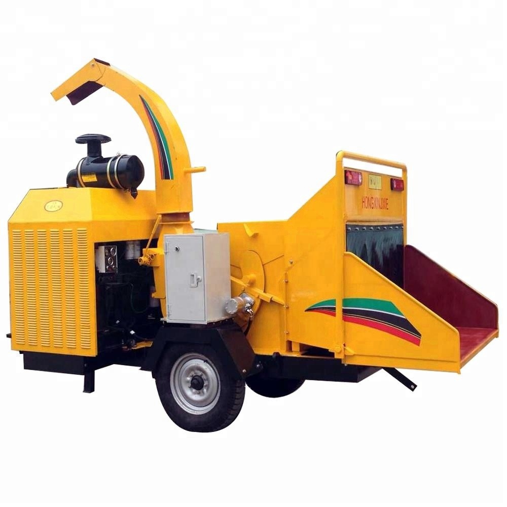 High speed and efficiency tree branches shredder