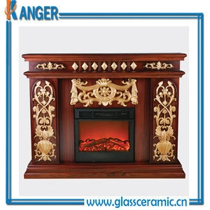 high temperature ceramic glass/fireplace parts
