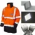 High visibility TC retro reflective fabric trim tape for safety vest apparel