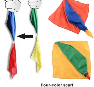 Hot New Change Silk scarf color for magic trick by  magic trick Toys Gift Random Support Tools