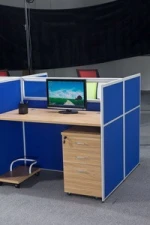 Hot sale aluminium panel glass modern office partition