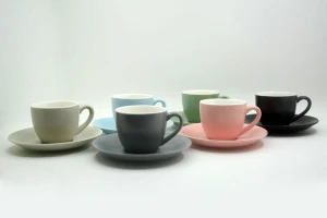 Hot sale creative ceramic cup fashion  office coffee cup and saucer ceramic