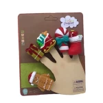 Hot sale dinosaur puppet toy various type cartoon Finger Puppet
