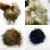 Import Hot Sale Faux Fake Fur Pom Poms Ball With Snap For CC Beanie Hat from China