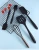 Import Hot Sale Heat Resistant Cooking Utensil Set 5 Pieces Silicone Kitchen Utensils Set from China