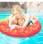 Import Hot sale inflatable strawberry adult swimming floating row inflatable swimming floating bed and recliner from China