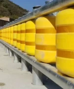 hot sale new design EVA barrels safety roller guard rail roller barrier