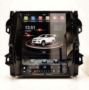 Hot Sale NEWNAVI 12.1 inch Tesla Style Car Video Android 9.0 built in AC Control Car DVD Player for TOYOTA FORTUNER/REVO 2016