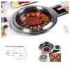 Hot Sale OEM Korean Barbecue Grill Tabletop Smokeless Electrical Indoor bbq grill For Restaurant