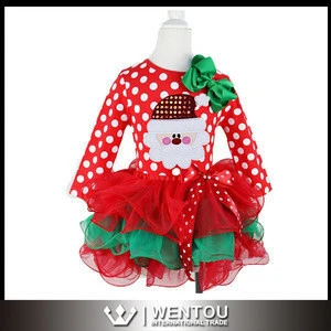 Hot Sale Personalized Baby Girls Christmas Skirt