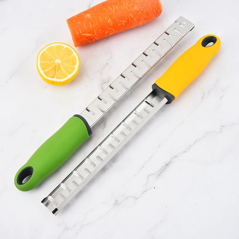 Hot Sale Promotion Vegetable And Fruit Tools Kitchen Gadget Stainless Steel Cheese Grater Lemon Zester Gadget