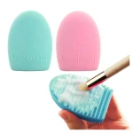 Hot sale silicone make up cleaning tools cosmetic makeup brush cleaner egg