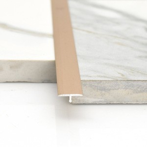 Hot Sale Tile Accessories Aluminum T Shaped Ceramic Tile Edge Trim