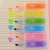Import Hot sales fluorescence 6 colors chisel nib mini highlighters markers from China
