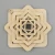Import Hot sell scrapbooking style decorative flower laser cut wood shapes from China