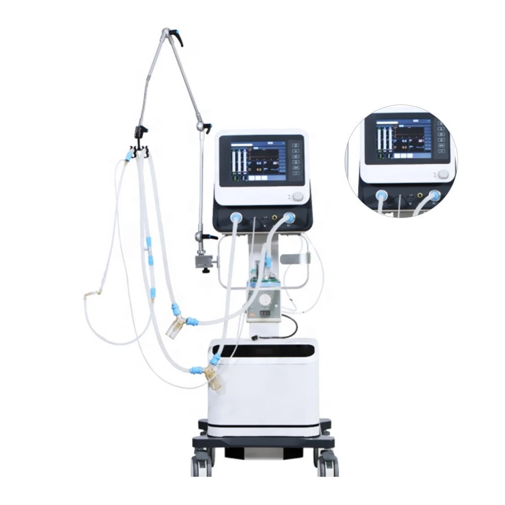Hot selling adult and pediatric S1100 super medical ICU Ventilator Emergency Apparatus