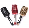 Hot Selling Detangling nylon brush Women Female Hair Scalp Massage Comb Bristle&nylon Hairbrush Detangling Nylon brush