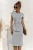 Import Hot Selling O  Neck Short Sleeve Knot Waist Fit Design Pencil Knee Mid Length Summer Women Career Lady Dress from China