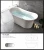 Import Hotel modern cheap solid surface oval freestanding bronze bath tub european style soaking bathtub from China