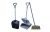Import Household/hotel/restaurant Aluminium/iron handle plastic dustpan with cover and broom set from China