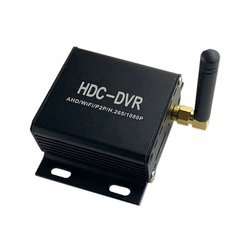 HQCAM 1080P Mini wifi 1ch Channel Mobile Car AHD TVI CVI DVR Surveillance Security CCTV Recorder MDVR H265 Support 256GB SD Card