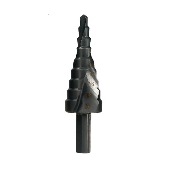 HSS Step Drill Bits Set  3-12mm 4-12mm 4-20mm HSS Power Tools HSS For Wood Metal Drilling