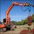hydraulic earth drill screw pile driver machine digger auger attachment for ground screw drilling mini excavator on sale